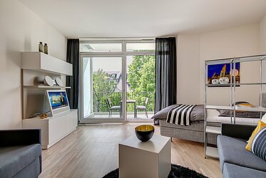 Elegante apartamento con servicio de conserjería en Bogenhausen
