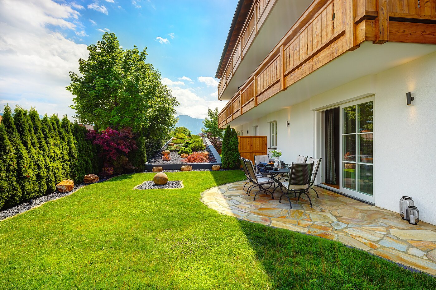 Piso en planta baja de 3 habitaciones | Bad Wiessee | 70053 | Garten