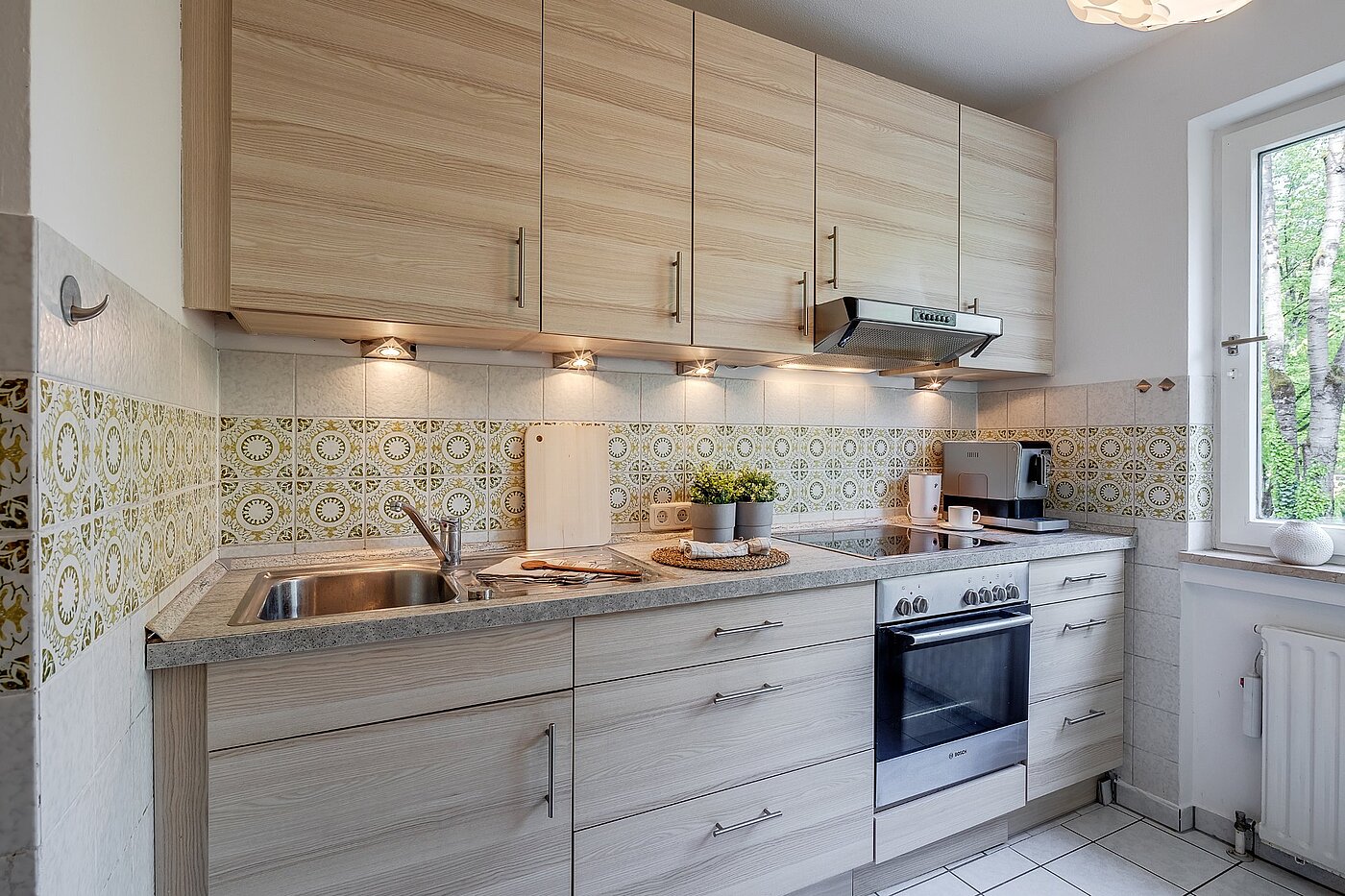 Apartamento de 2 habitaciones | München-Perlach | 1904ML5 | Küche mit Fenster