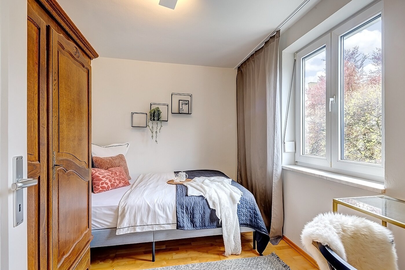 Apartamento de 1.5 habitaciones | München-Schwabing | 70014 | Schlafzimmer mit...