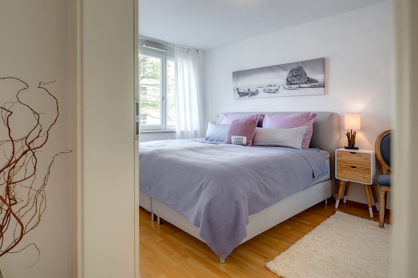 Apartamento de 3 habitaciones | München-Isarvorstadt | 70157 | Schlafzimmer mit...