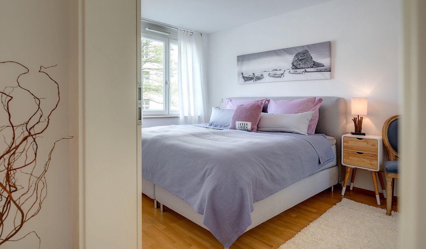 Apartamento de 3 habitaciones | München-Isarvorstadt | 70157 | Schlafzimmer mit...