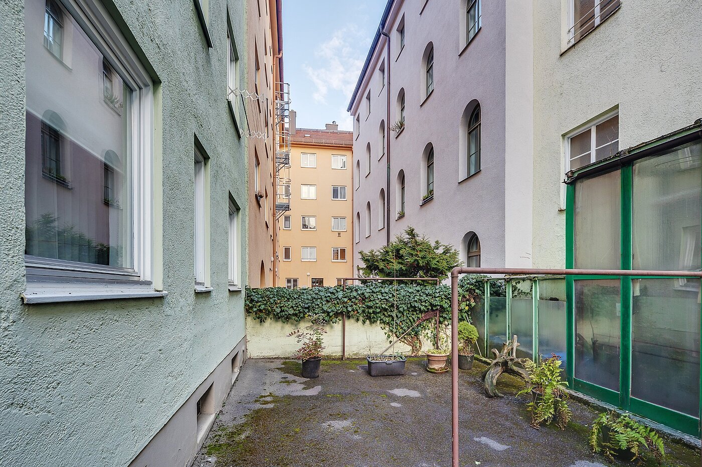 Entresuelo  de 2 habitaciones | München-Lehel | 2012ML1 | Ruhiger Hinterhof