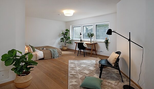 Apartamento de 4 habitaciones | Ismaning | 700081 | Schlafzimmer im Untergeschoss