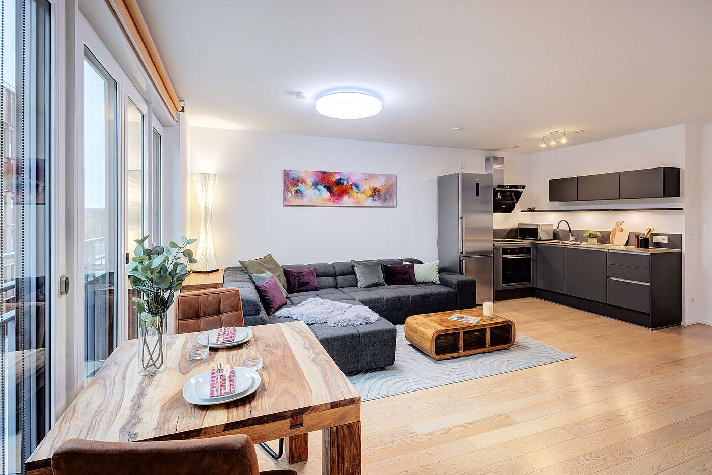 Apartamento de 2 habitaciones | München-Bogenhausen | 70160 | Bodentiefe Fenster