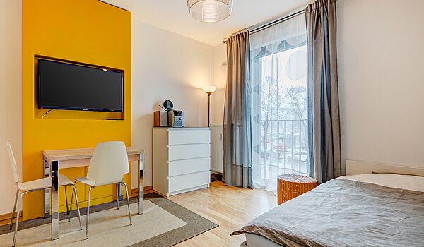 Apartamento de 1 habitación | München-Ramersdorf | 70474 | Schlafzimmer