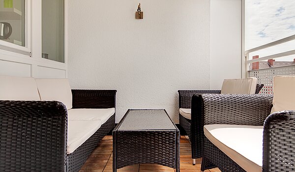 Apartment de 1 habitación | München-Sendling | 70479 | Balkon