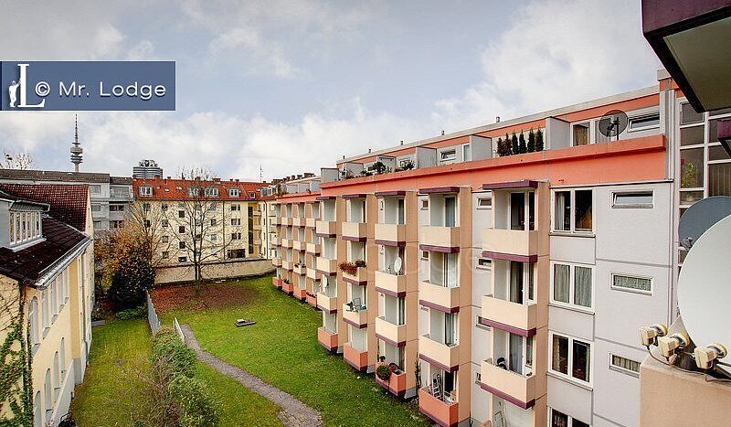 Apartamento de 1 habitación | München-Milbertshofen | 1702ML5 | grüner Innenhof