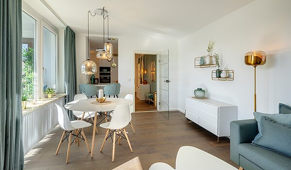 Apartamento de 3 habitaciones | München-Sendling | 70167 | Angrenzender Essbereich...