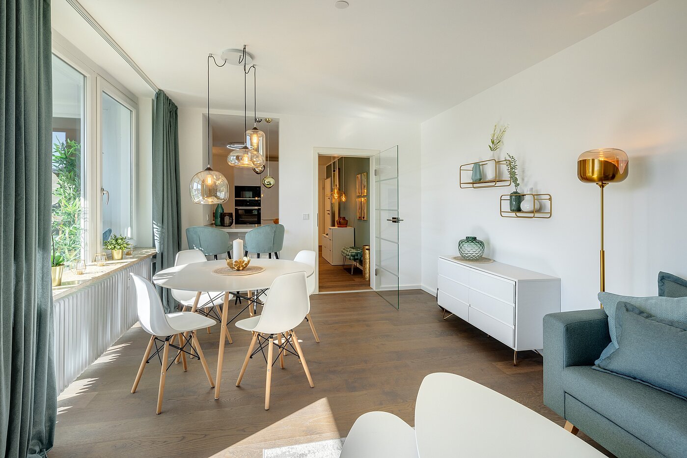 Apartamento de 3 habitaciones | München-Sendling | 70167 | Angrenzender Essbereich...