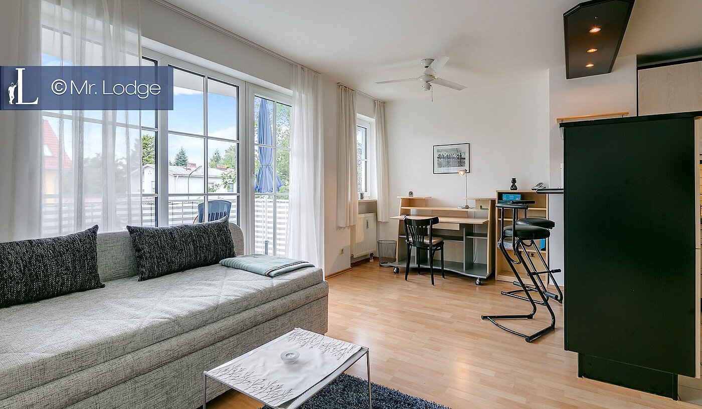 Apartamento de 1 habitación | München-Untermenzing | 1802ML1 | Blick zur Arbeitsecke