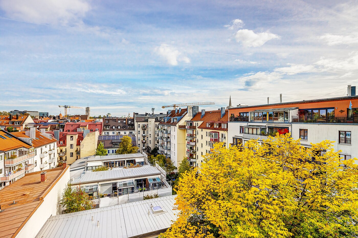 Piso ático de 2 habitaciones | München-Au | 2209ML3 | Ausblick über die Dächer...