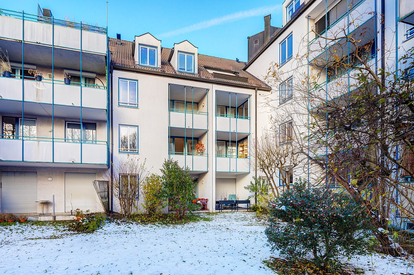 Apartamento de 3 habitaciones | München-Bogenhausen | 70085 | Ansicht vom Innenhof