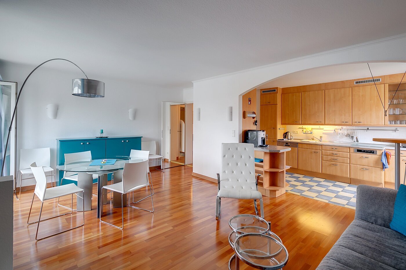 Apartamento de 2 habitaciones | München-Schwabing | 2102ML3 | Blick in die offene Küche