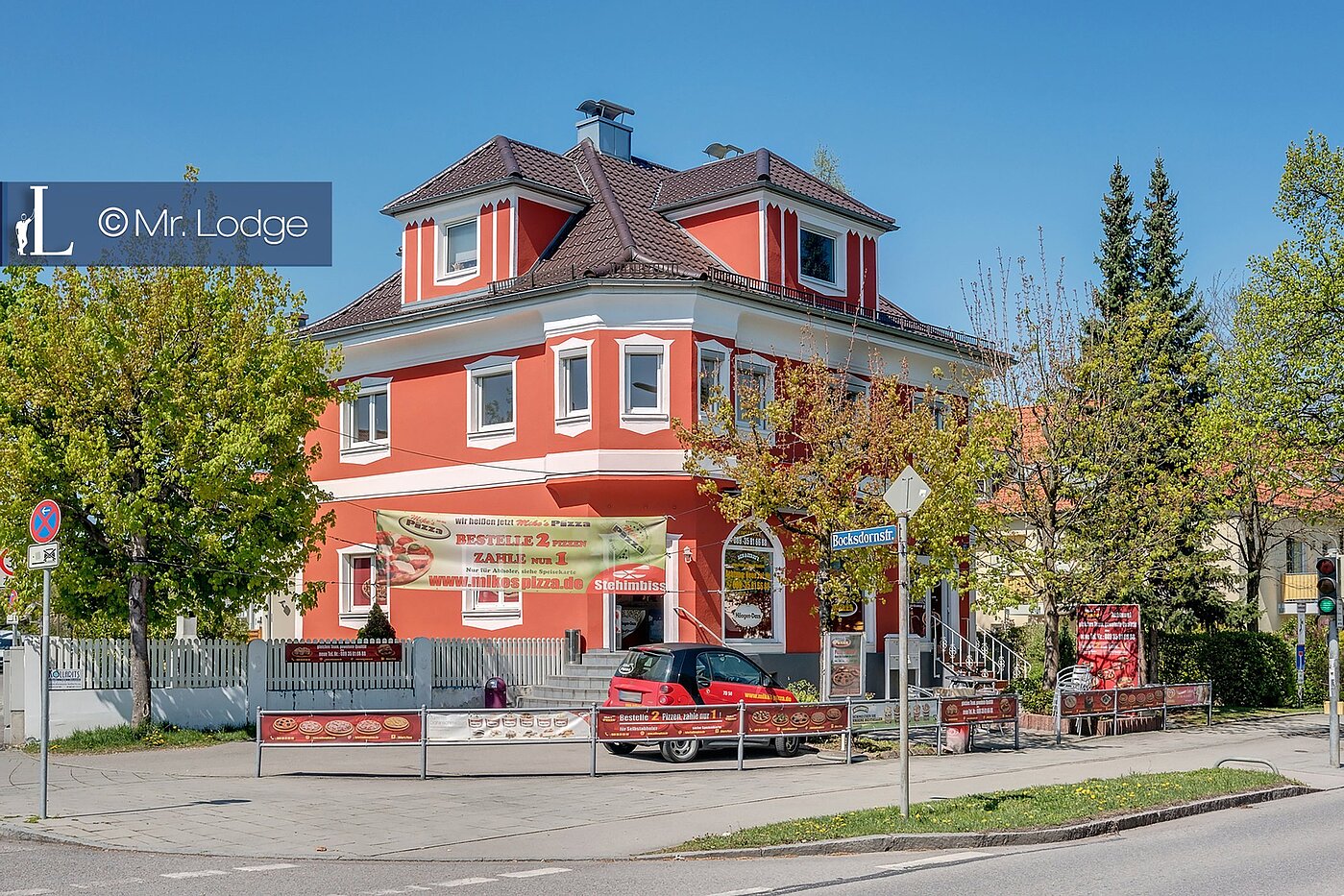Piso ático de 3 habitaciones | München-Hasenbergl | 1803D9 | Pizzeria in der Nähe