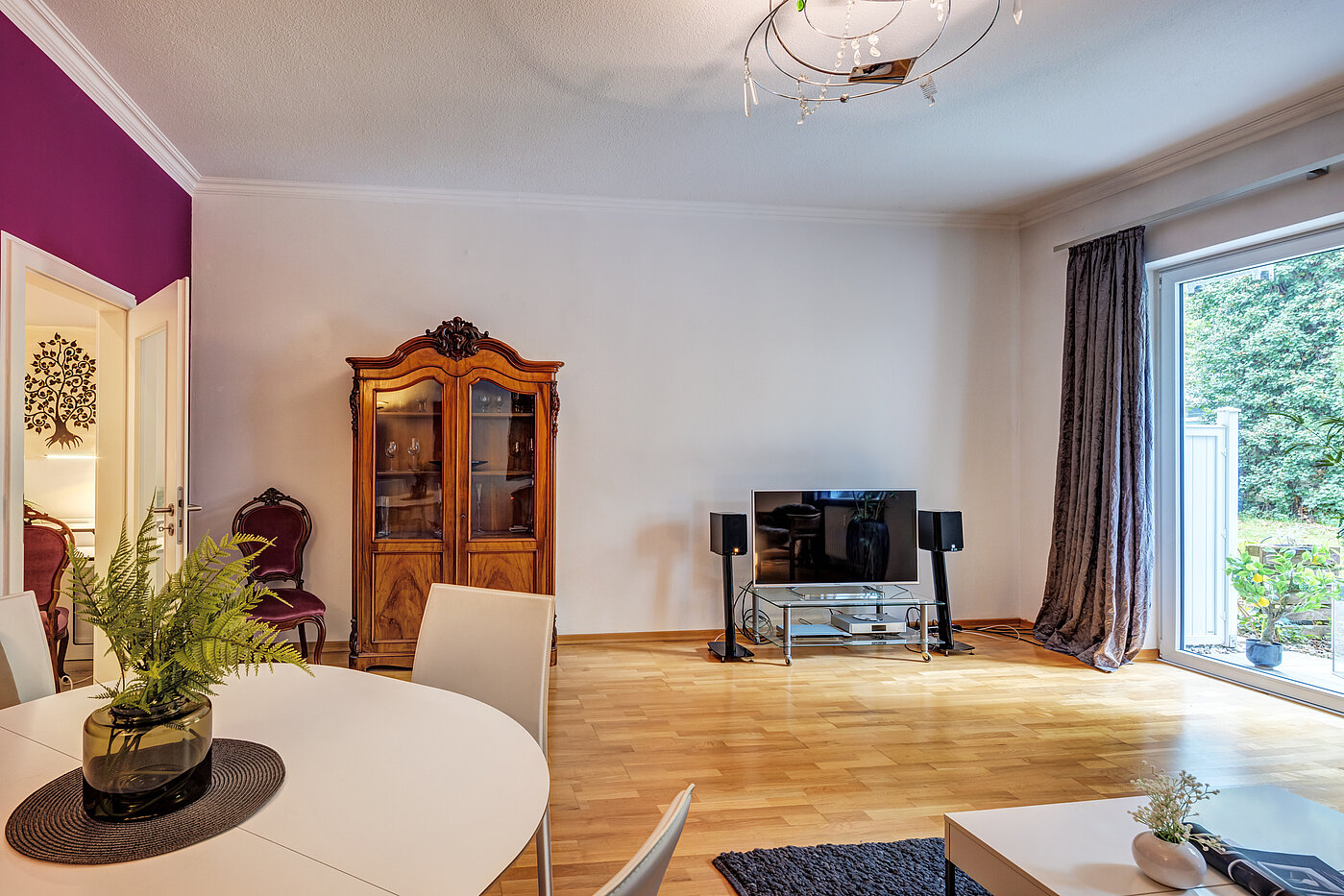 Piso en planta baja de 2 habitaciones | München-Schwabing | 70394 | Wohnzimmer