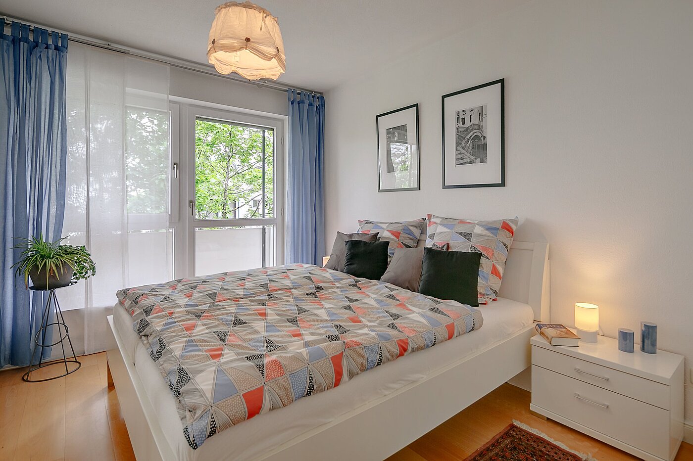Apartamento de 2 habitaciones | München-Allach | 1903ML6 | Schlafzimmer mit..