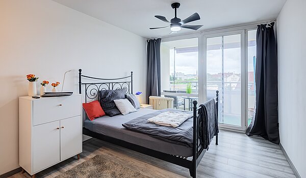 Apartamento de 1 habitación | München-Haidhausen | 70482 | Schlafbereich