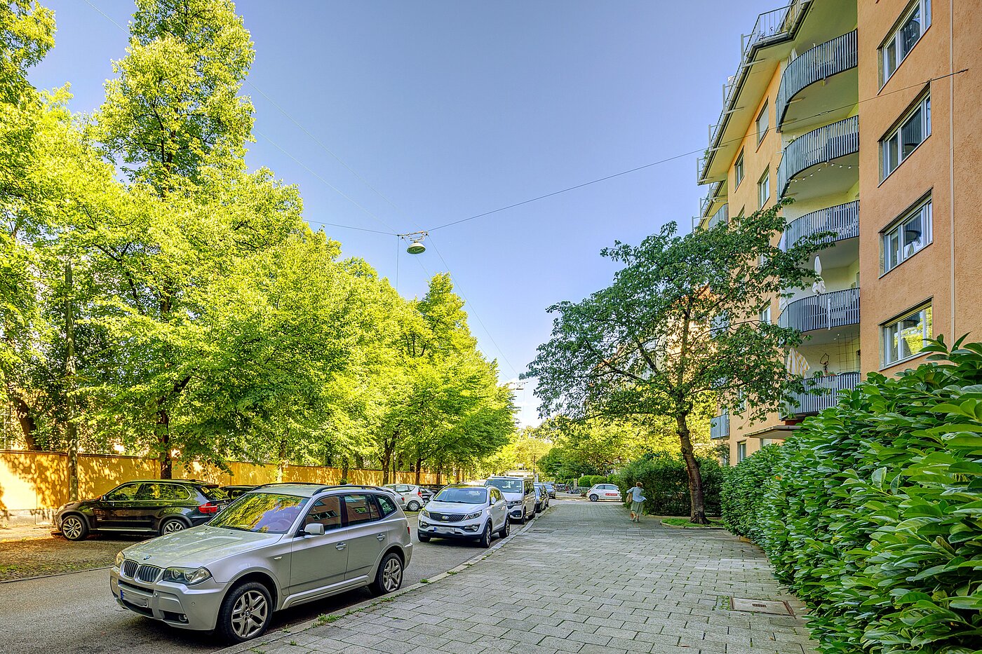 Apartment de 1 habitación | München-Schwabing | 70198 | Umgebung im Sommer
