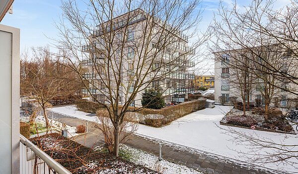 Apartamento de 2 habitaciones | München-Bogenhausen | 70396 | Blick vom Balkon...