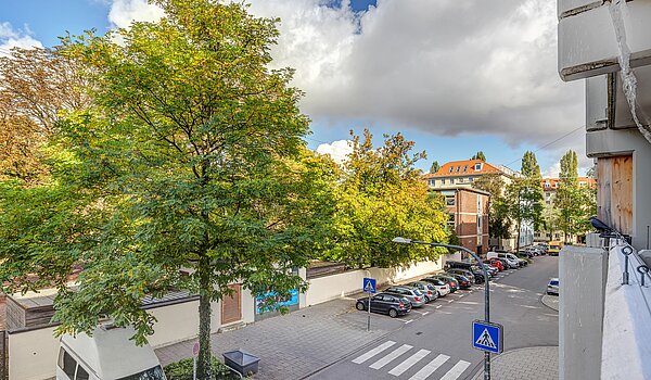 Apartamento de 1 habitación | München-Maxvorstadt | 700022 | Blick vom Balkon