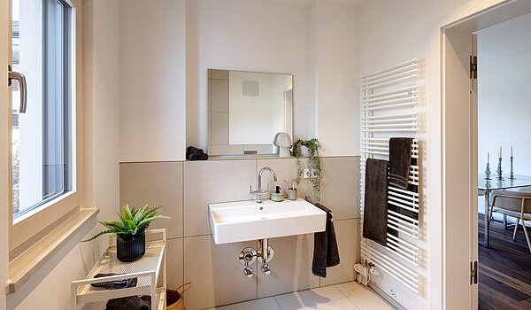 Piso con terraza  de 2 habitaciones | München-Harlaching | 70372 | Tageslichtbad