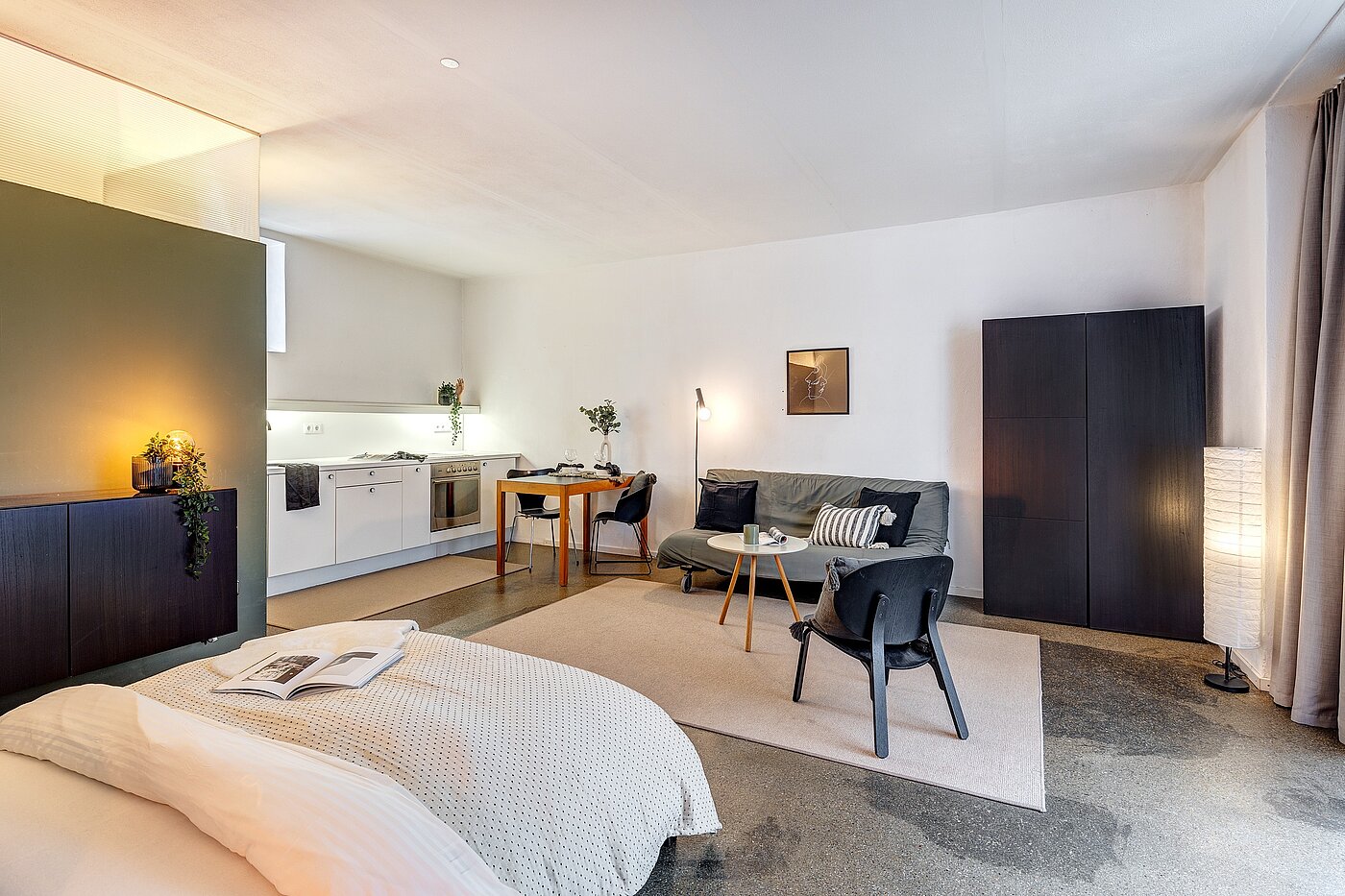 Piso loft de 1 habitación | München-Isarvorstadt | 2211ML7 | Blick vom Eingang in den Raum