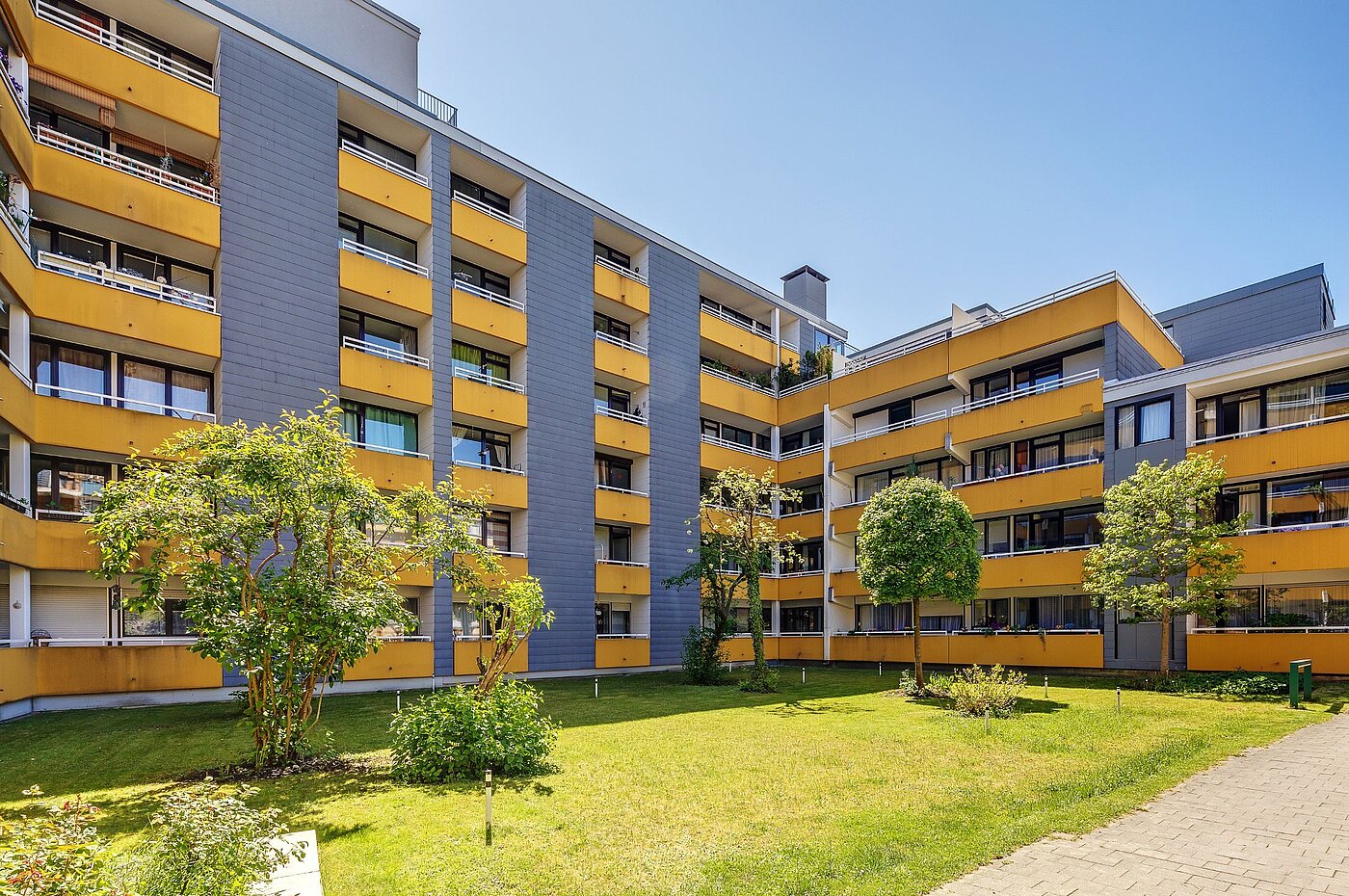 Piso en planta baja de 2 habitaciones | München-Sendling-Westpark | 2003ML11 | Gartenseite