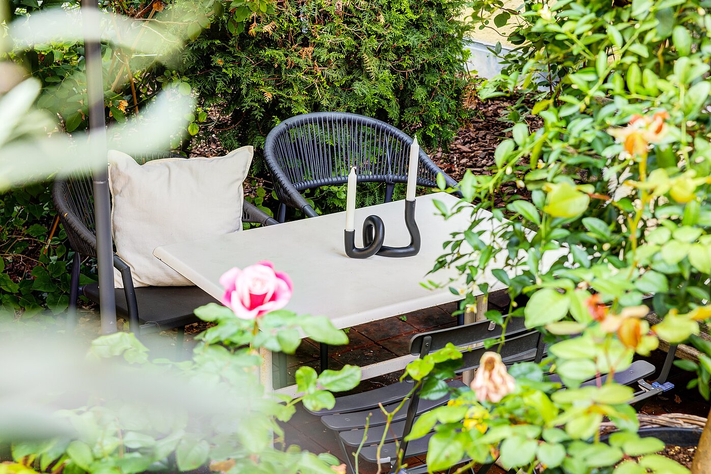 Piso en planta baja de 1 habitación | München-Haidhausen | 70228 | ...Rosen - Entspannung pur!