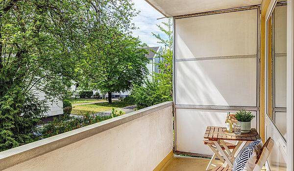 Apartamento de 1 habitación | München-Ramersdorf | 70416 | ...zum ruhigen Innenhof