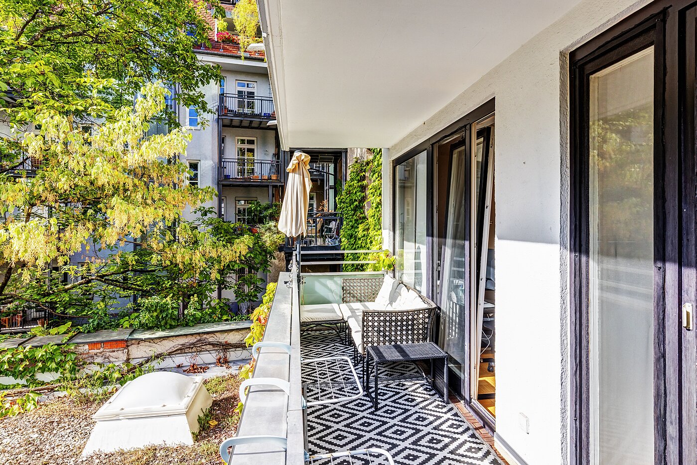 Apartamento de 2 habitaciones | München-Maxvorstadt | 70497 | Balkon