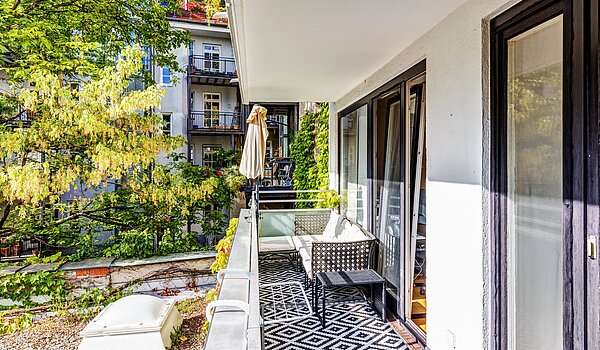 Apartamento de 2 habitaciones | München-Maxvorstadt | 70497 | Balkon