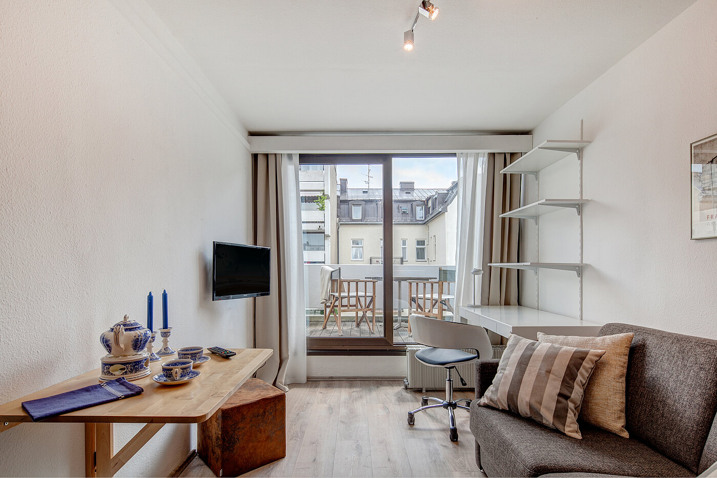 Apartment de 1 habitación | München-Maxvorstadt | 70448 | Große Fensterfront