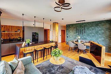 Bad Wiessee: Apartamento de 3 habitaciones con jardín y vistas a la montaña