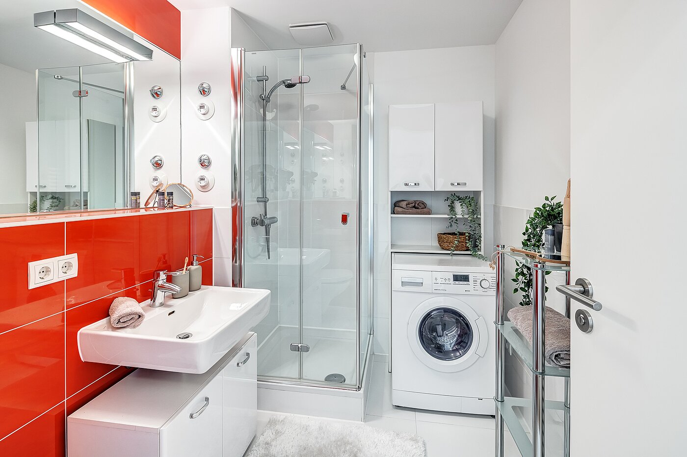 Piso en planta baja de 2 habitaciones | München-Riem | 2201ML1 | ...Dusche und Waschtrockner