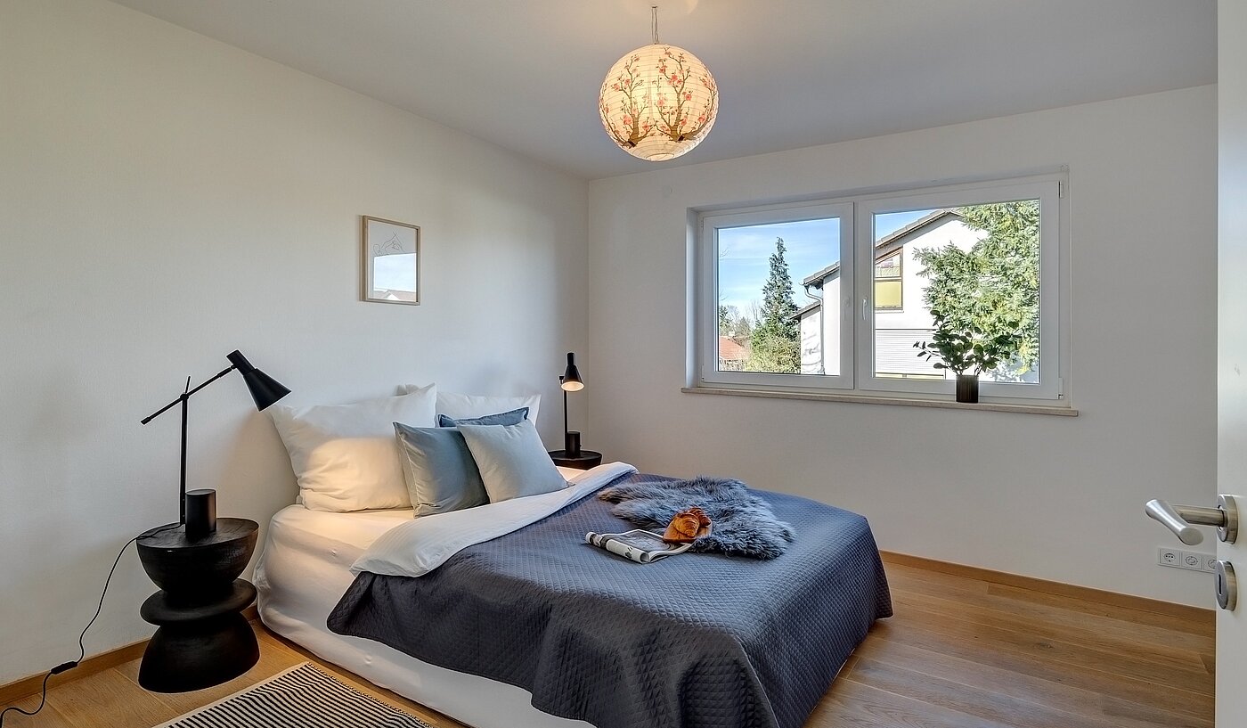 Apartamento de 4 habitaciones | Ismaning | 700081 | Schlafzimmer im Obergeschoss