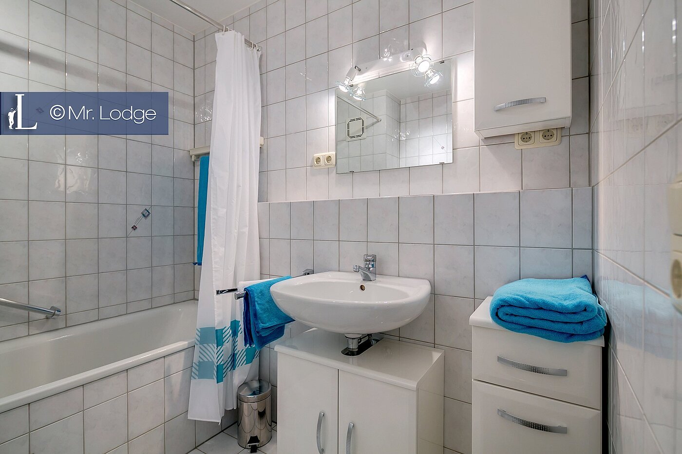Apartamento de 1 habitación | München-Untermenzing | 1802ML1 | Bad mit Badewanne