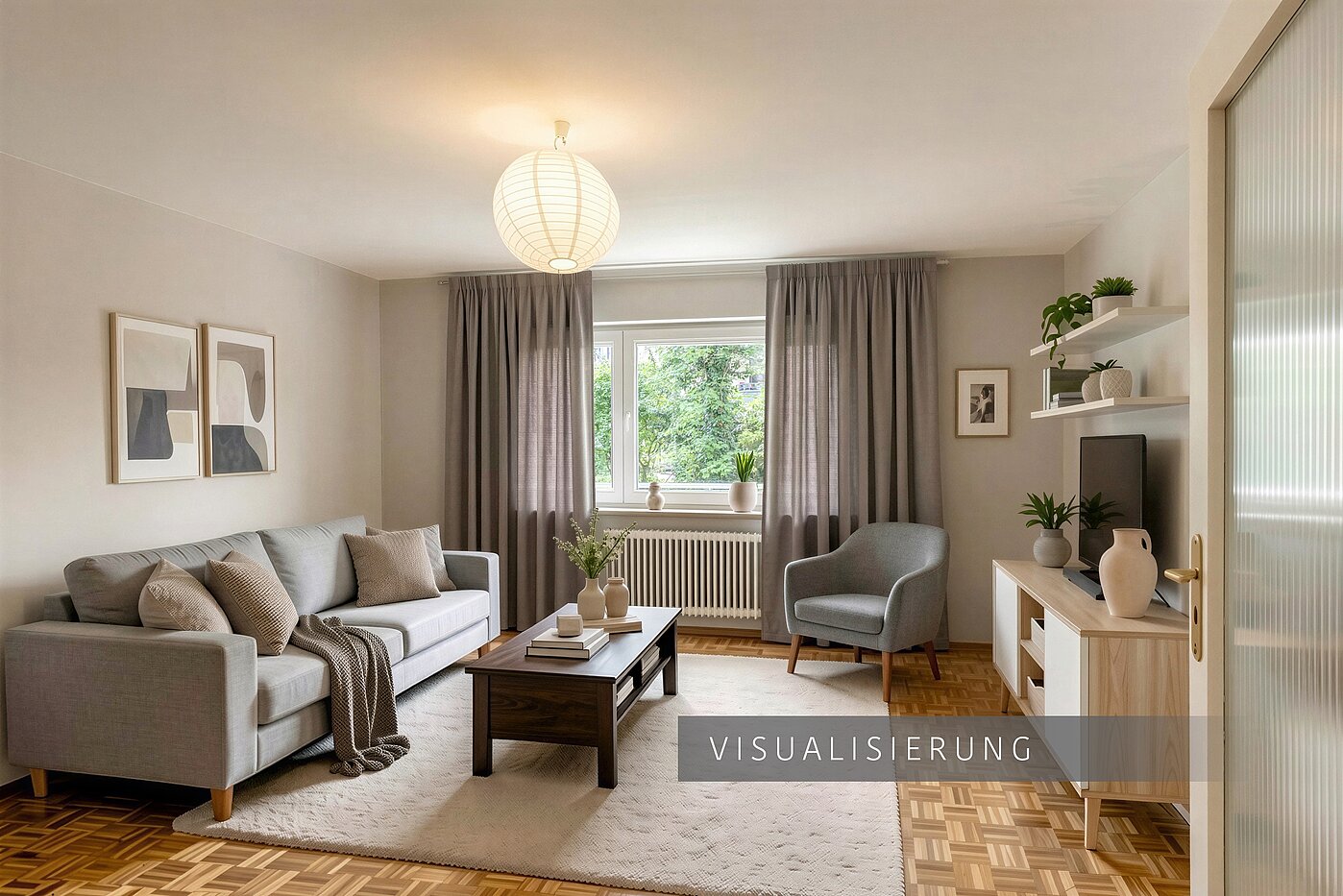 Piso en planta baja de 2.5 habitaciones | München-Schwabing | 70441 | VISUALISIERUNG