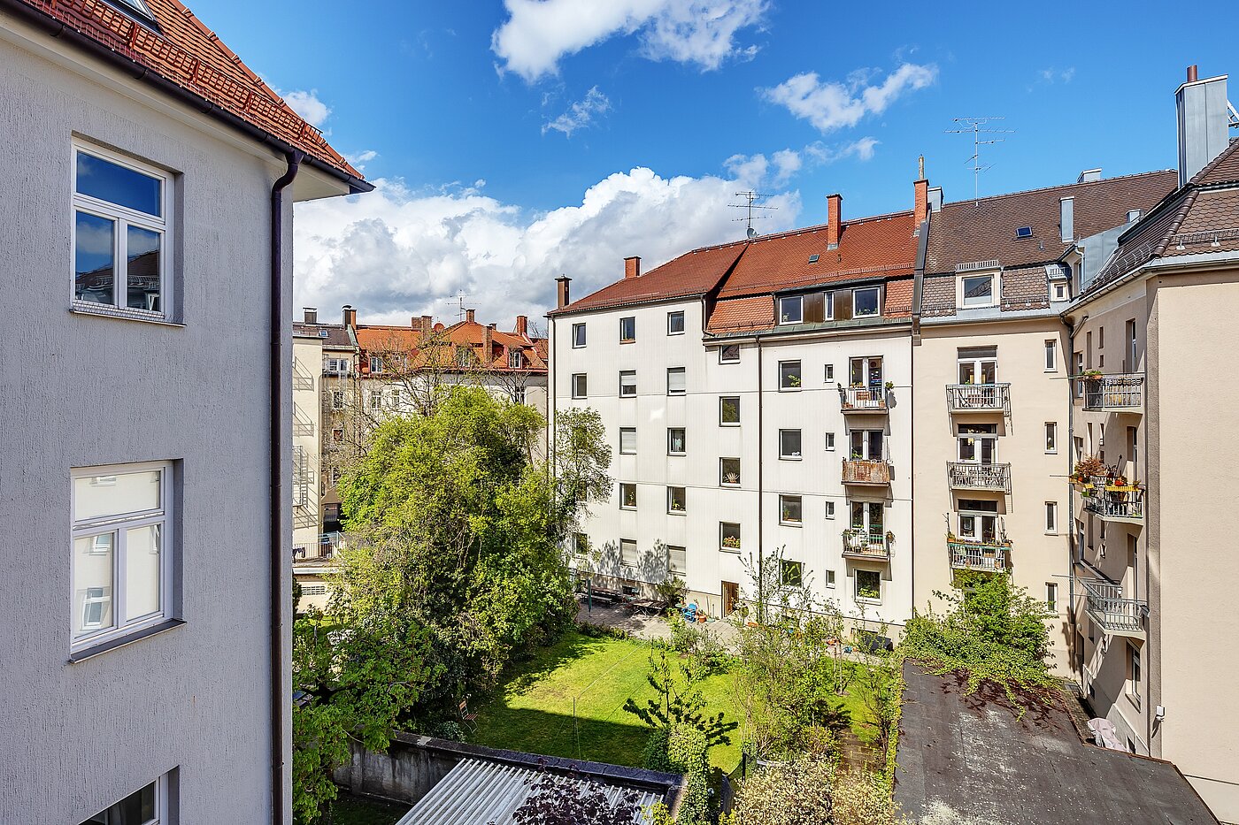 Apartamento de 1.5 habitaciones | München-Schwanthalerhöhe | 2211ML8 | Blick in den Innenhof
