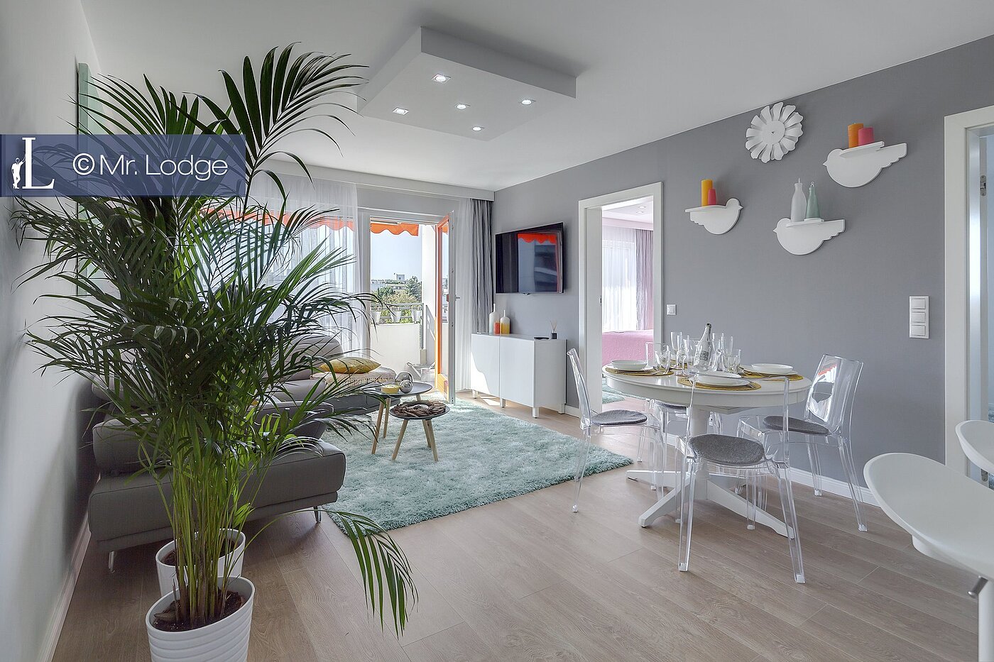 Apartamento de 4 habitaciones | 1609ML4 | Wohnzimmer mit Essplatz