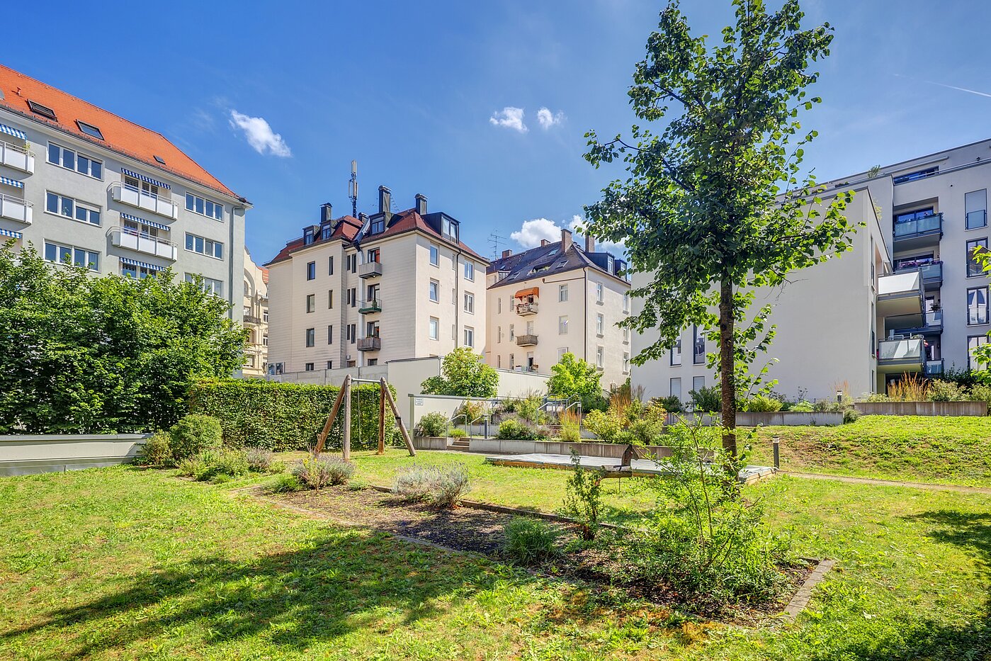 Piso en planta baja de 1.5 habitaciones | München-Sendling | 702632 | ...im ruhigen, grünen Innenhof
