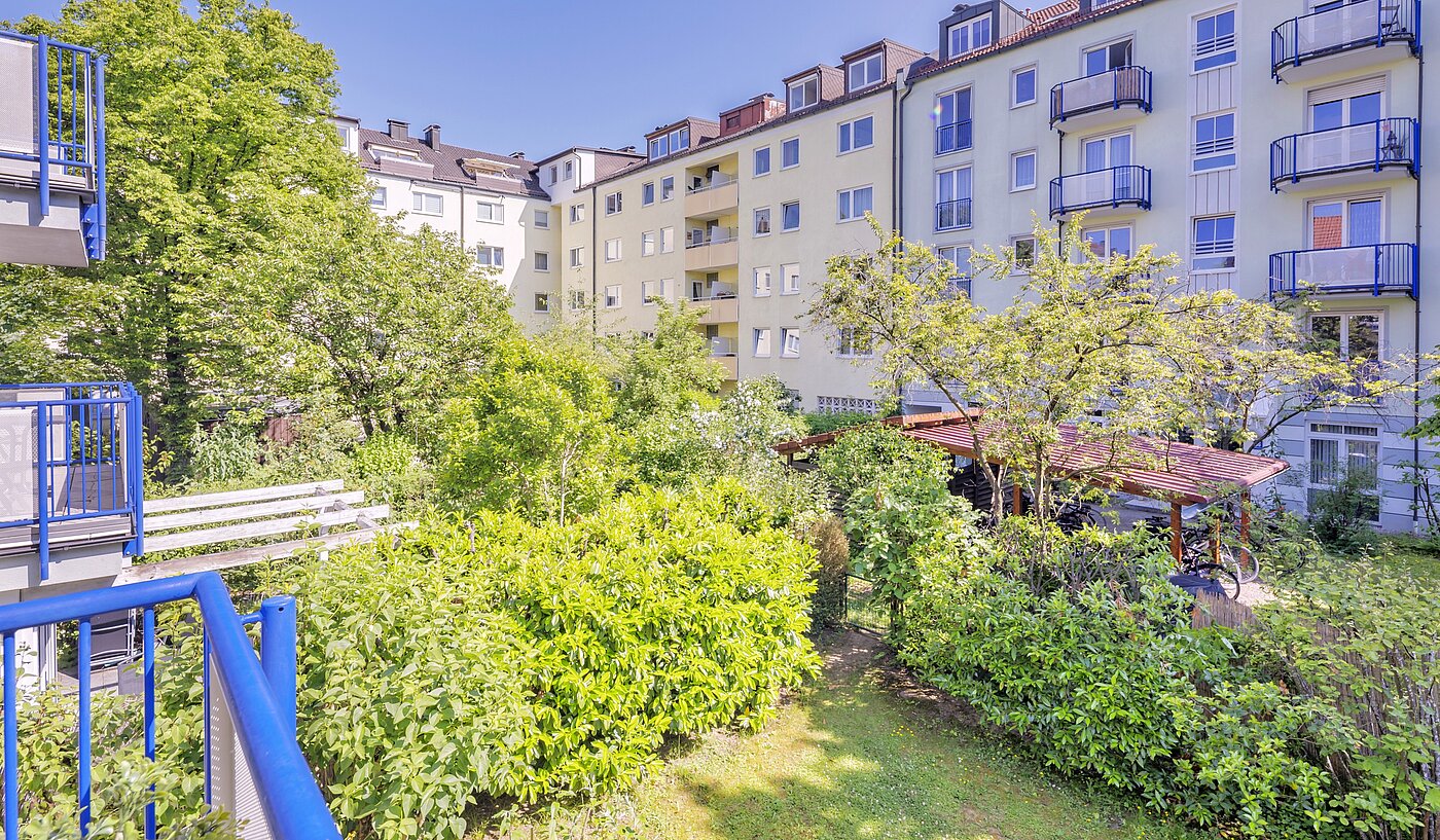 Apartamento de 2 habitaciones | München-Laim | 70226 | Ausblick ins Grüne