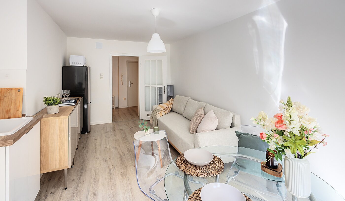 Apartamento de 2 habitaciones | München-Sendling | 70220 | Wohnbereich