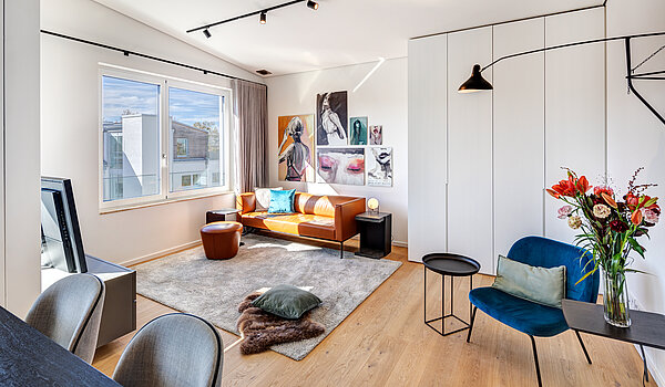 Penthouse de 2 habitaciones | München-Maxvorstadt | 70427 | Stylisch
