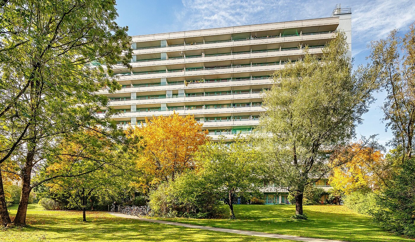 Apartamento de 2 habitaciones | München-Sendling-Westpark | 2010ML9 | Ansicht Fassade