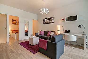 Bogenhausen: elegante apartamento de 1,5 habitaciones con balcón, moderno y luminoso, disponible próximamente.