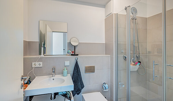 Apartamento de 1 habitación | München-Ramersdorf | 70428 | Badezimmer