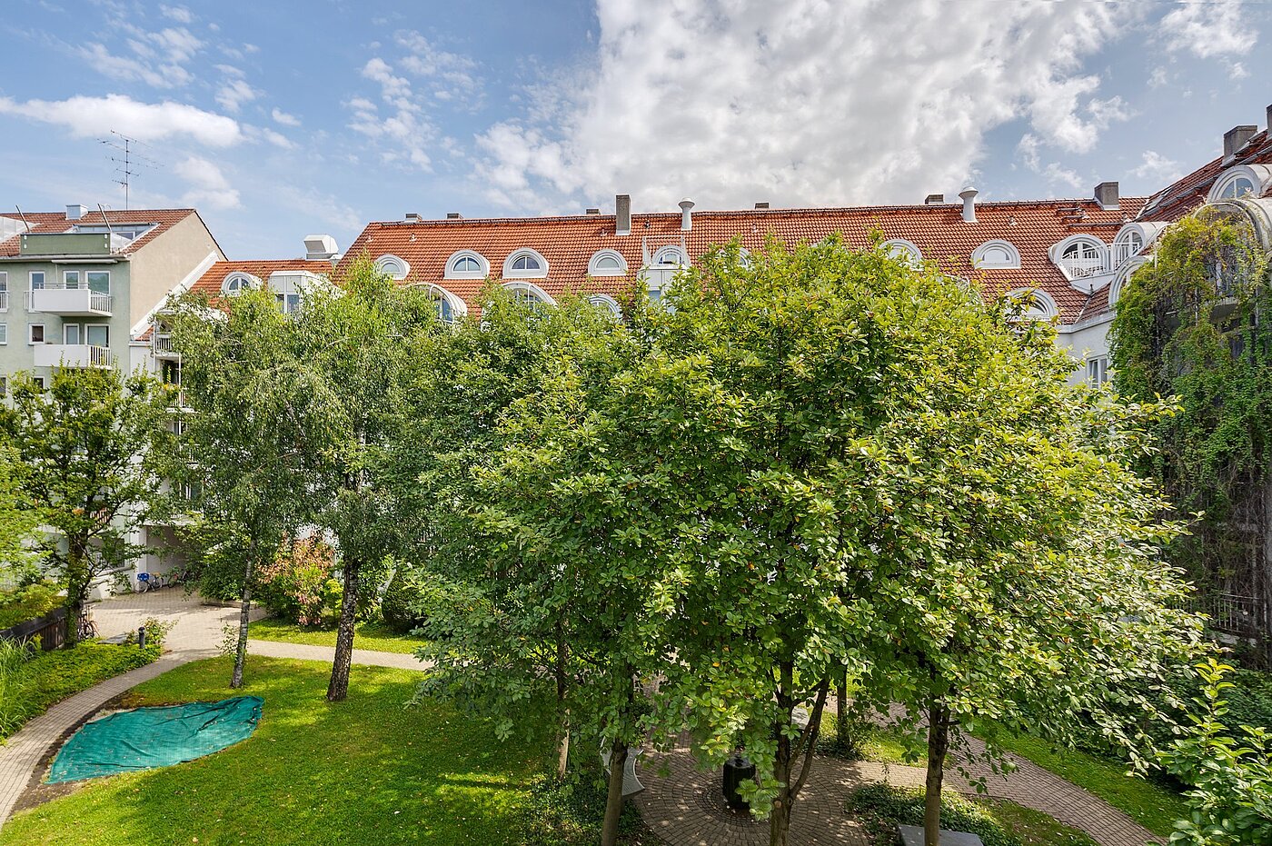 Apartamento de 1.5 habitaciones | München-Lehel | 2107ML9 | Gemeinschaftsgarten