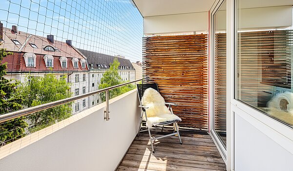 Apartamento de 1 habitación | München-Neuhausen | 702271 | ...Ausblick in...