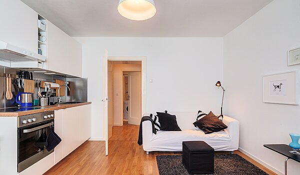 Apartamento de 2 habitaciones | München-Maxvorstadt | 70398 | Wohn- und Essbereich